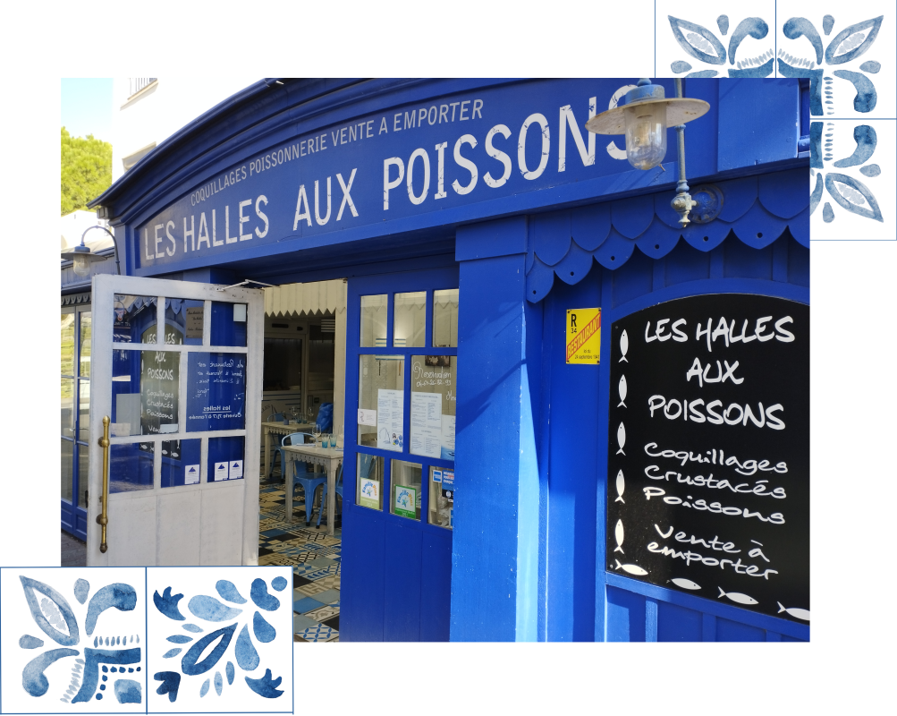Les Halles - restaurant AGDE - Restaurant poisson Cap d'Agde